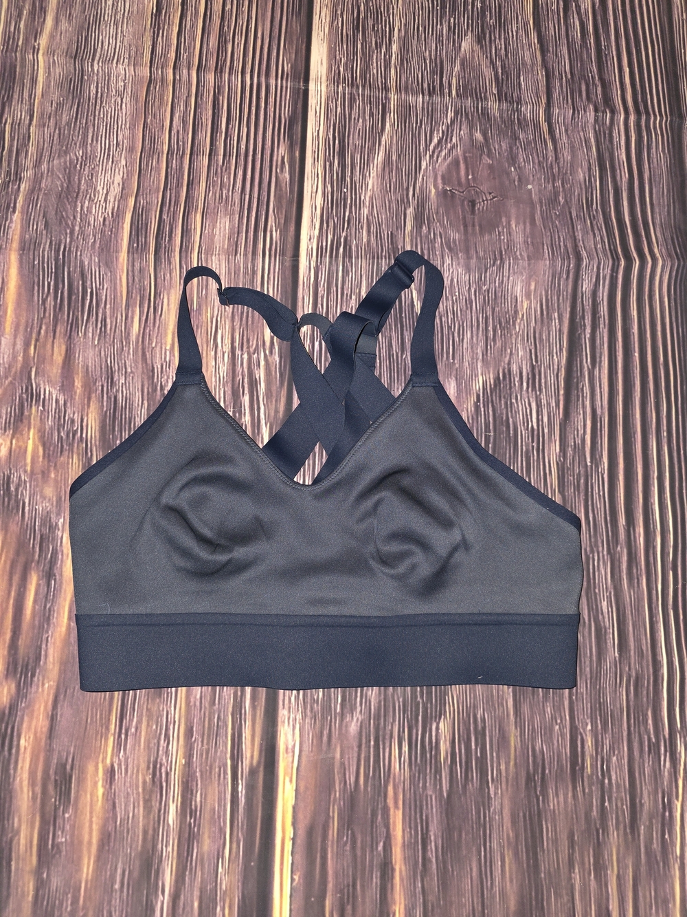Brooks Black Crossback Sports Bra